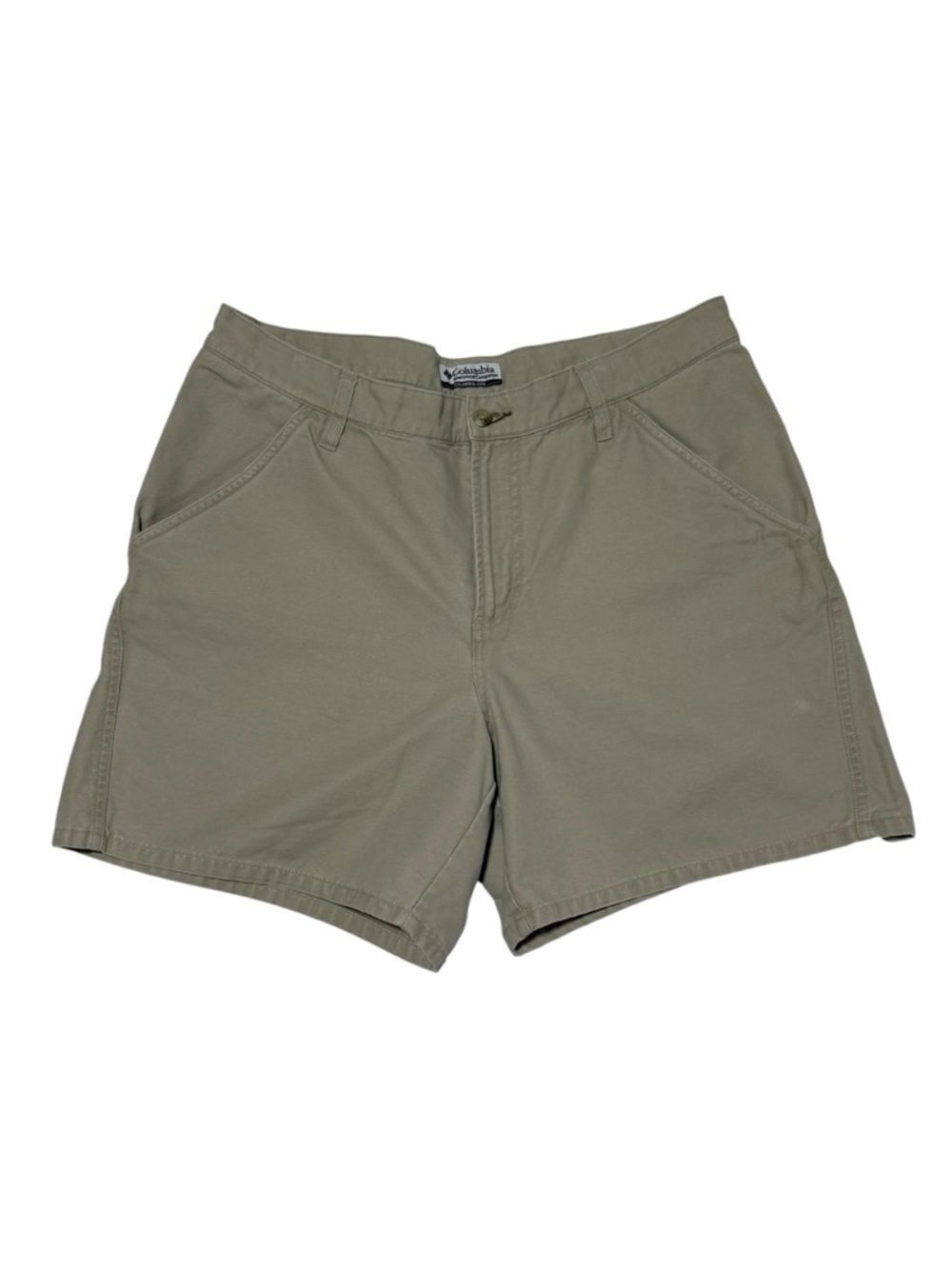 Columbia Tan Outdoor Khaki Shorts Cotton Women's size 14